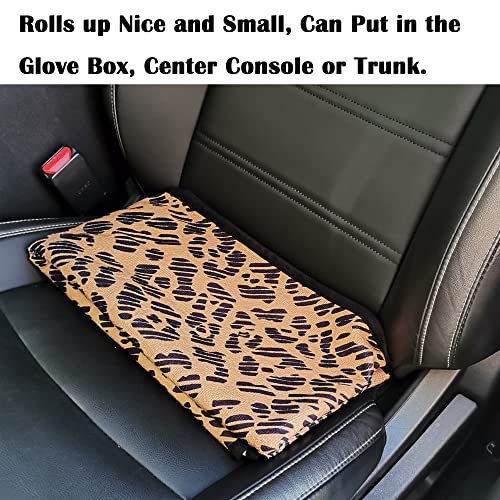 Car Seat Cover Protector Front Seats (2Pcs Front Seat Towel / Leopard)