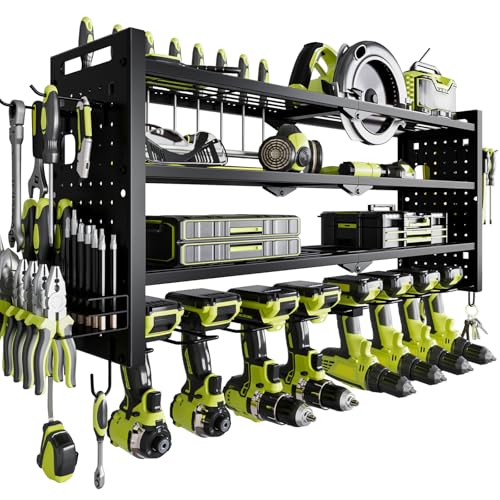 Power Tool Drill Holder Wall Mount (Black)