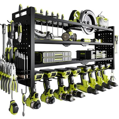 Power Tool Drill Holder Wall Mount (Black)