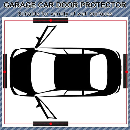 8 Pack Garage Wall Protector for Car Doors Garage Bumpers for Parking Car Self Adhesive Wall Guard Anti Collision EVA Foam Pole Padding for Warehouse Parking