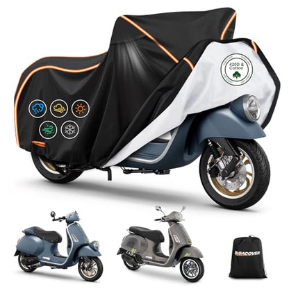 Motorcycle Cover for Vespa GTV (Black / for Vespa GT)