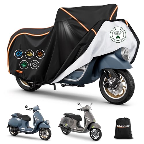 Motorcycle Cover for Vespa GTV (Black / for Vespa GT)