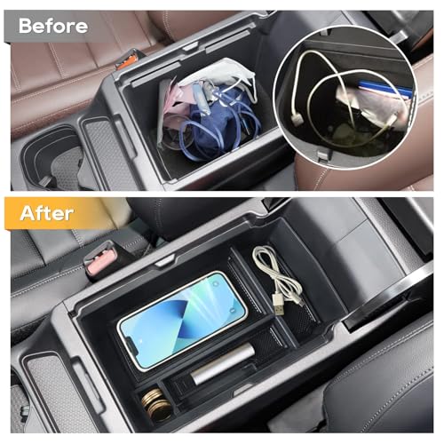 2026 CRV Center Console Organizer for 2023 2024 2025 2026 Honda CRV Accessories ABS Plastic Armrest Console Tray Compatible with 2023 (2023-2026 Honda CRV 1Pack Tray)