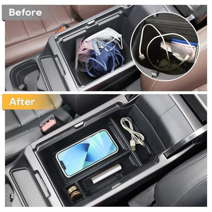 2026 CRV Center Console Organizer for 2023 2024 2025 2026 Honda CRV Accessories ABS Plastic Armrest Console Tray Compatible with 2023 (2023-2026 Honda CRV 1Pack Tray)