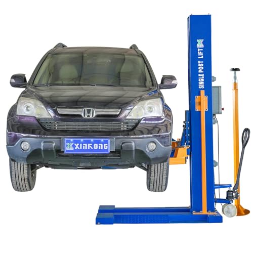 Mobile Car Lifts 6200 lb Capacity Single Post Lift 6200 220V (Model: 6200-220V)