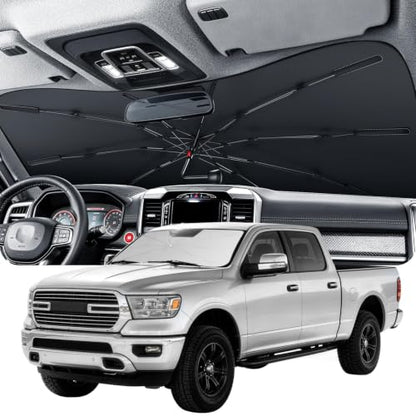 2026 Upgraded Windshield Sun Shade Umbrella (For RAM / For RAM)