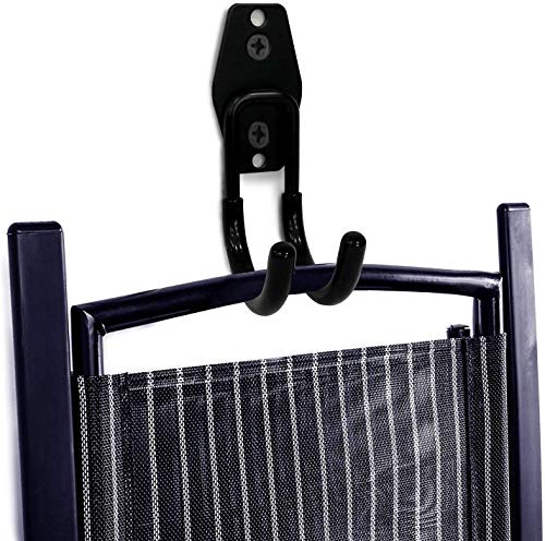 2 Pack Garage Storage Utility Hooks (Type O-Black)