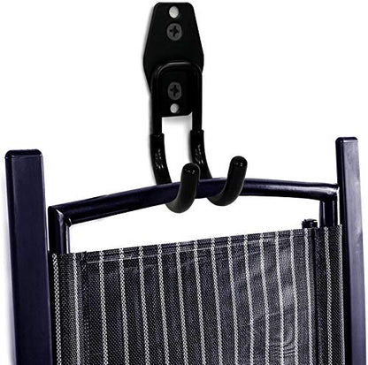 2 Pack Garage Storage Utility Hooks (Type O-Black)
