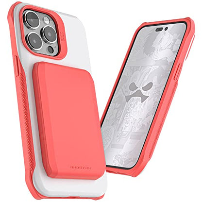 EXEC Wallet iPhone 14 Pro Max Case for Women with MagSafe Magnetic Credit Card Holder Supports Mag Safe Accessories (iPhone 14 Pro Max / Pink)