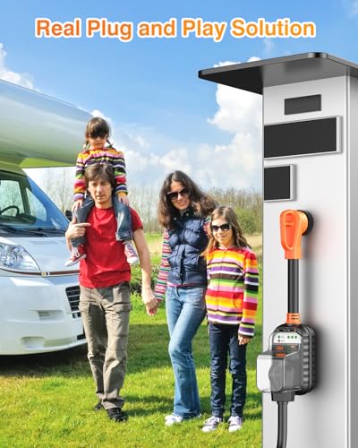 RV Surge Protector 50 Amp (50amp-Orange-Black)