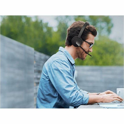 BH70 UC Wireless Bluetooth Headset with AI Microphone Flip (Black (UC) / Dual (USB-C to A))