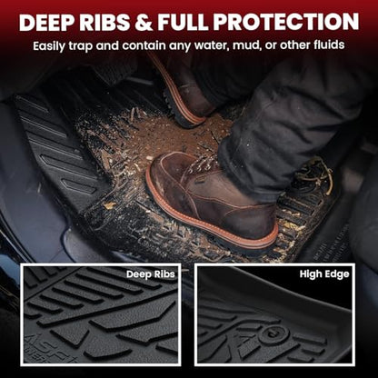 Floor Mats for Ford Ranger 2026 2025 2024 SuperCrew Carpet Floor