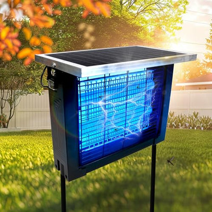 Powerful Solar Bug Zapper for 2000 sq.ft with 13FT Extension Cord (4W for 2000 sq.ft)