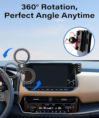 Car Phone Holder for Nissan Rogue 2021 2022 2023 9" Screen Accessories (for 2021-2023 Nissan Rogue (9 Inch Screen))