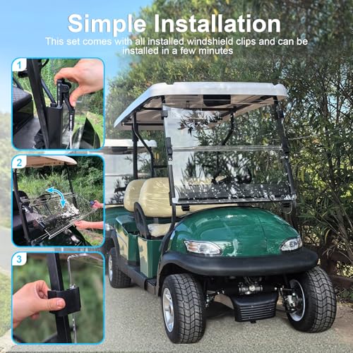 Upgraded Club Car Precedent Windshield (clear)