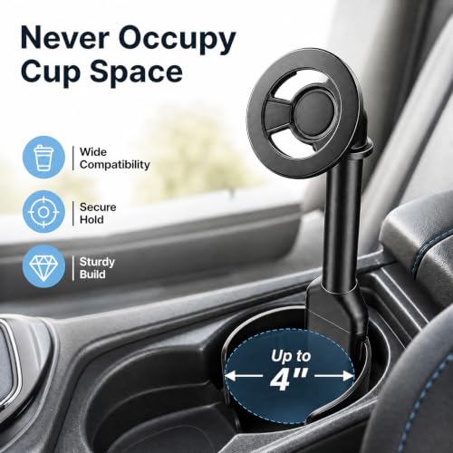 Magnetic Cup Holder Phone Mount for Car