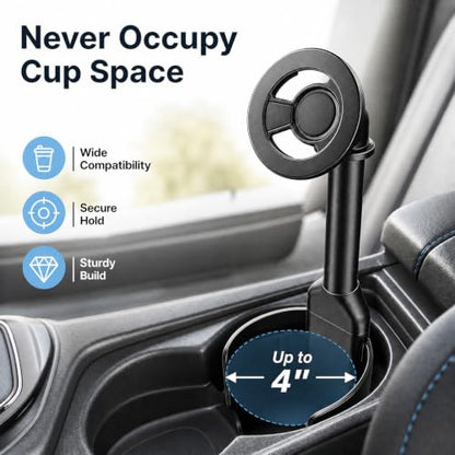 Magnetic Cup Holder Phone Mount for Car
