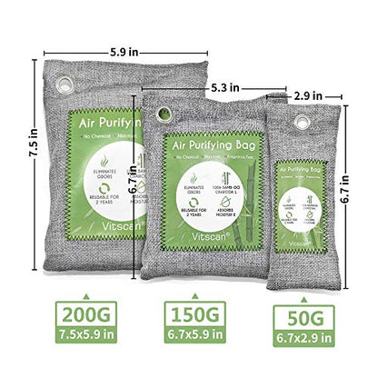 Bamboo Charcoal Air Purifying Bag (Small 16 Pack)