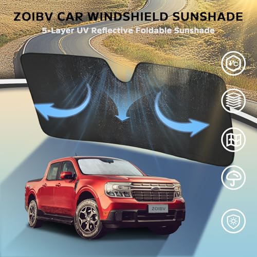 Car Windshield Sun Shade for Ford Maverick 2022 (for Ford Maverick 2022-2026)
