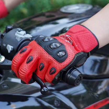 SPS 2 Plus Unisex Touchscreen Road Racing Motorcycle MTB Sports Gloves Also fit BMX MX ATV Mountain Bike Bicycle Cycling Off (Red Sps-2 Plus / XL Adult)