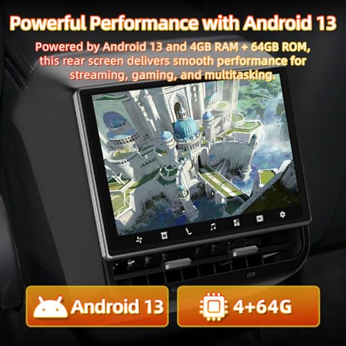 8.66 Inch Rear Screen Compatible with Tesla Model Y 2019