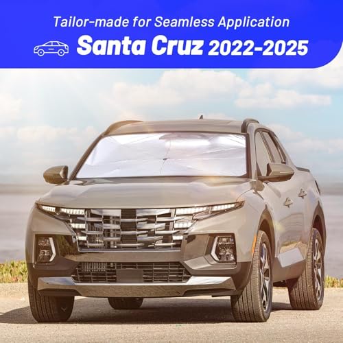 Windshield Sun Shade for Hyundai Santa Cruz 2022 (for Hyundai Santa Cruz 2022-2025)