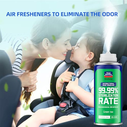 Glodway Car Air Freshener Spray (6 Ounce (Pack of 3) / Green)