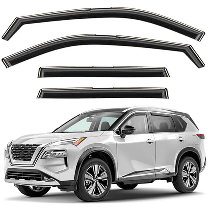 Window Deflectors Smoke Tinted In (For Rogue 21-26)
