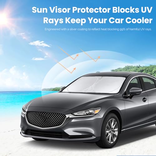 Custom Fit Mazda 6 Windshield Sunshade for Mazda 6 2014 (Fit Mazda 6 2014-2021)