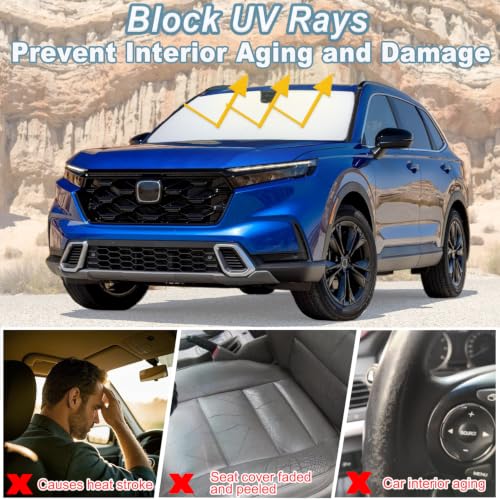 Windshield Sun Shade for Honda CRV 2023 (for Honda CRV 2023-2026)