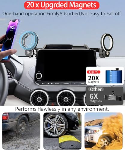 Car Phone Holder for Nissan Rogue 2021 (for Rogue 2021-2026/Sentra/Altima 20-25(8" Screen))
