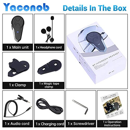 Motorcycle Bluetooth Headset BT (1 Pack)