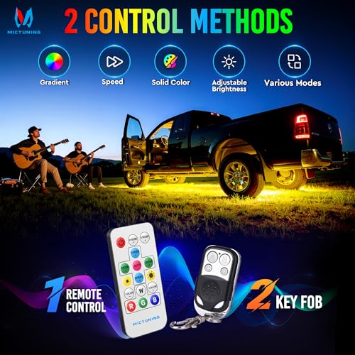 U8 RGB Underglow LED Light Bar (RGB & 2 Remote)
