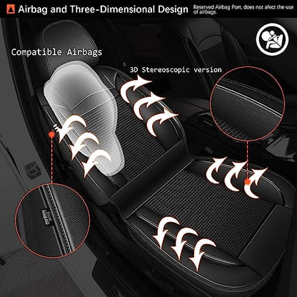 Seat Covers for Toyota Camry 2002 (015-Black / 5PCS Full Set)