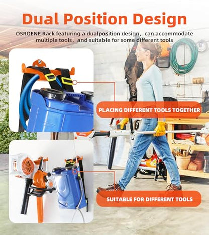 Backpack Blower Rack with Tube Hook (1 Pack)