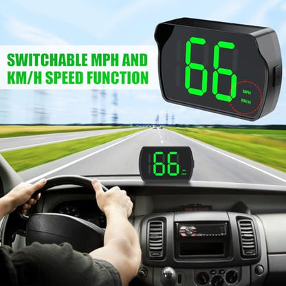 GPS Digital Speedometer for Car MPH (2 Pack Digital Speedometer with Charger)