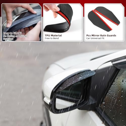 in Channel Rain Guards Fit for Kia Sportage 2017 2018 2019 2020 2021 2022 (For 2017-2022 Sportage KX5)