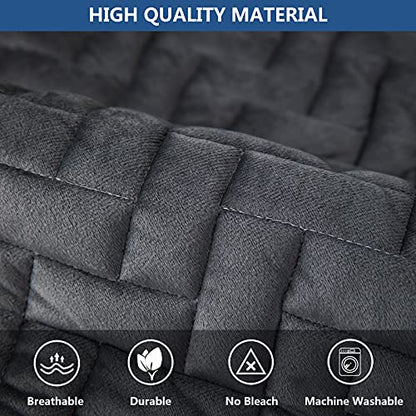 Couch Cover Sectional Couch Covers (43''x63''/Rectangular / Dark Gray)