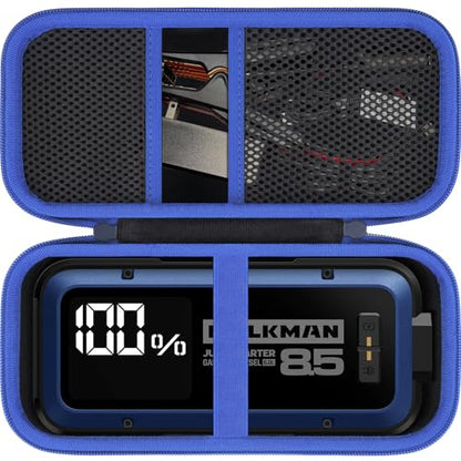 Hard Case for HULKMAN Alpha85 Jump Starter (Black+Blue / for Alpha85/85S/Pro)