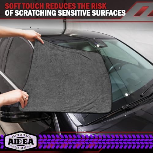 Microfiber Towels for Cars (Grey / 24inx31in)