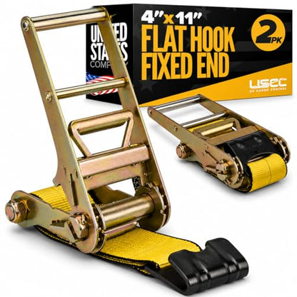 4 Inch x 11 Inch Replacement Fixed Ends (2 Straps)