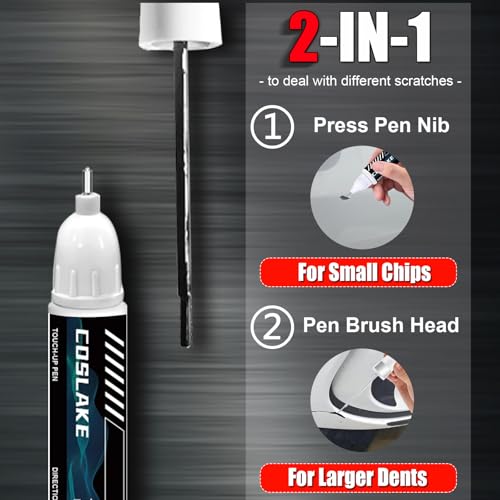 Car Touch Up Paint (Diamond Black Crystal(PXJ/KXJ) for 2025 Pacifica/2025 Pacifica Plug-in Hybrid/2024 Pacifica/2024 Pacifica Plug-in Hybrid/2025 Voyager)