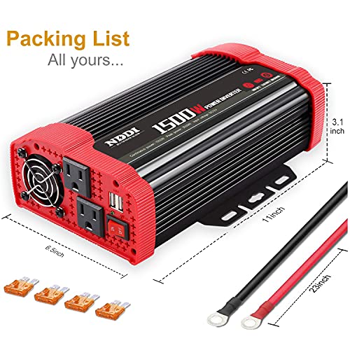 1500W Car Power Inverter Adapter (1500W)