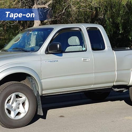 Window Visors Rain Guards for 1995 (1995-2004 Toyota Tacoma Access)