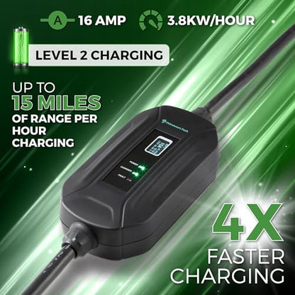 PRIMECOM Level 2 EV Charger 220 (14-50P / 50 Feet)