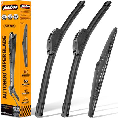 Windshield Wiper Blade Replacement for Ford Edge Lincoln MKX (26"+20"+14")