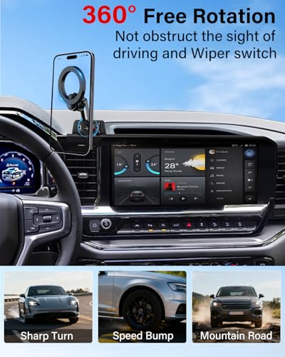 Car Phone Holder for 2022 (Silverado/GMC Sierra 2022-2026 (Extension Rod) / Magsafe)
