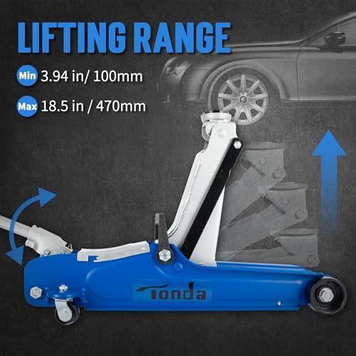 2.5 Ton Low Profile Floor Jack (BLUE)