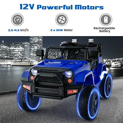 Kids Ride On Truck (Blue)