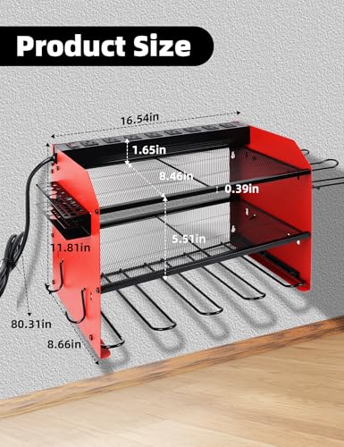 Power Tool Organizer wtih Charging Station (Red)